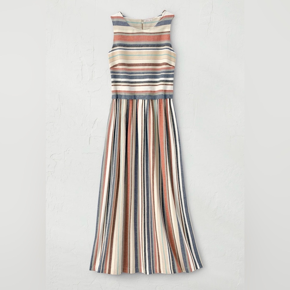 Coldwater Creek Striped Sensations Maxi Dress
